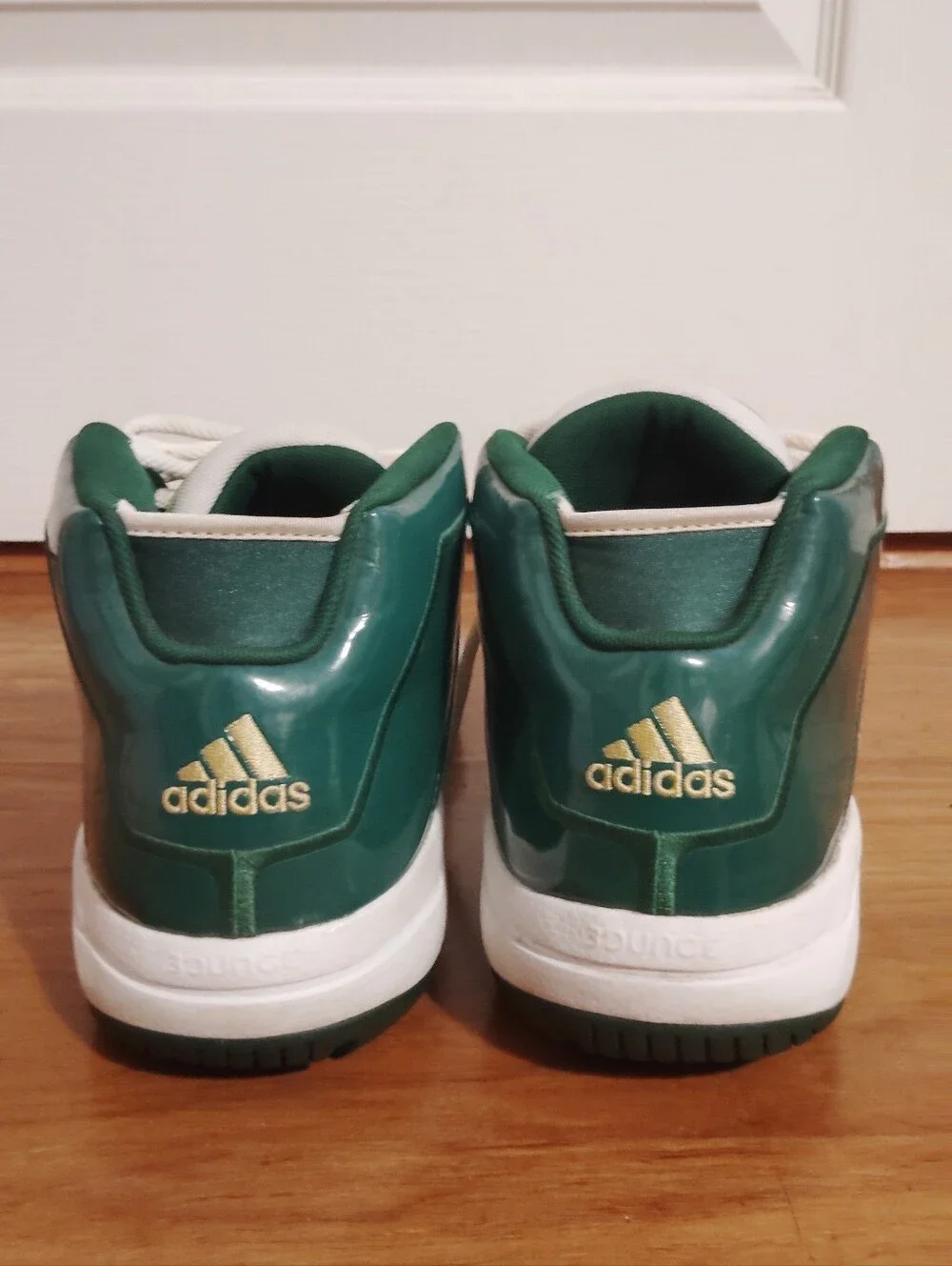 Adidas Pro Model 2G SVSM LeBron James Green Gold Shoes Size 11